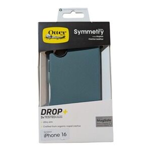 M4. OtterBox Symmetry Cactus Leather MagSafe Case Apple iPhone 16 - Green
